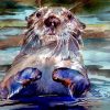 Alaskan Watercolors [Curious Otter]