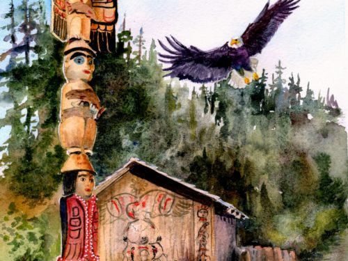 Eagle Boy Totem
